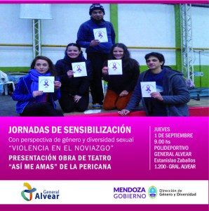 Flyer Presentación Alvear