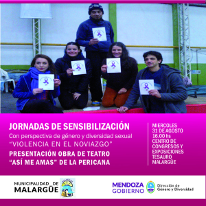 Flyer Presentación Malargüe