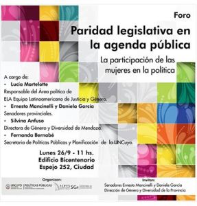 pARIDAD LEGISLATIVA