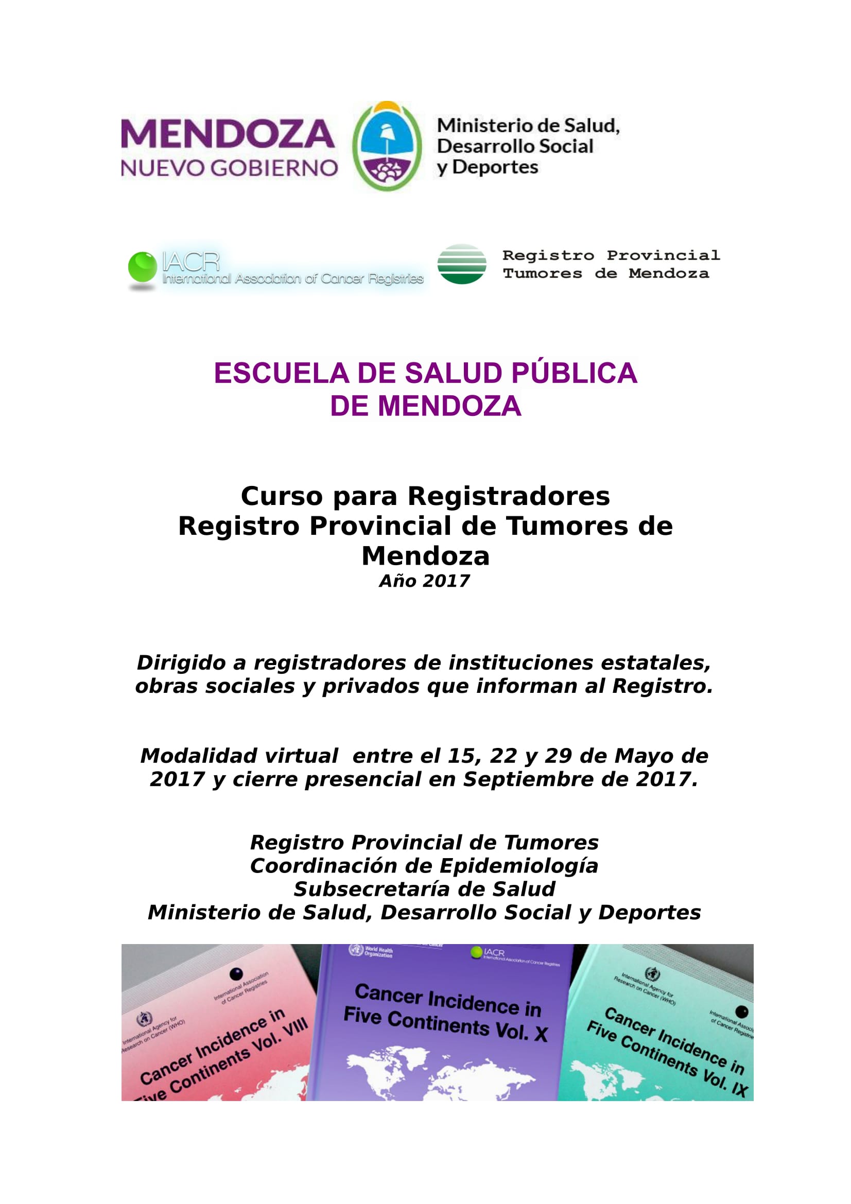 Curso para Registradores Cartel 3-1