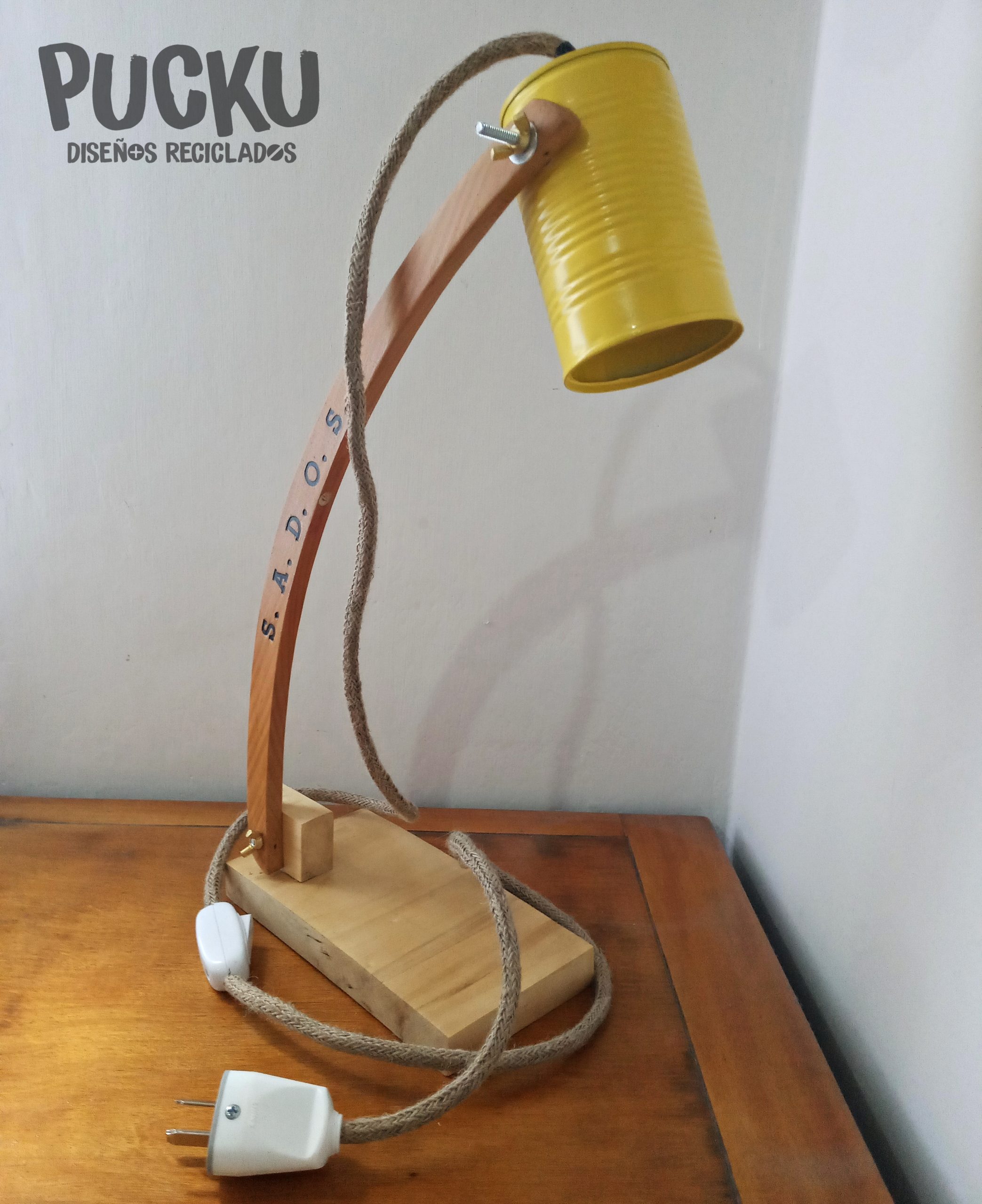 Adición tela Merecer Lámparas con Madera Reciclada : Catálogo