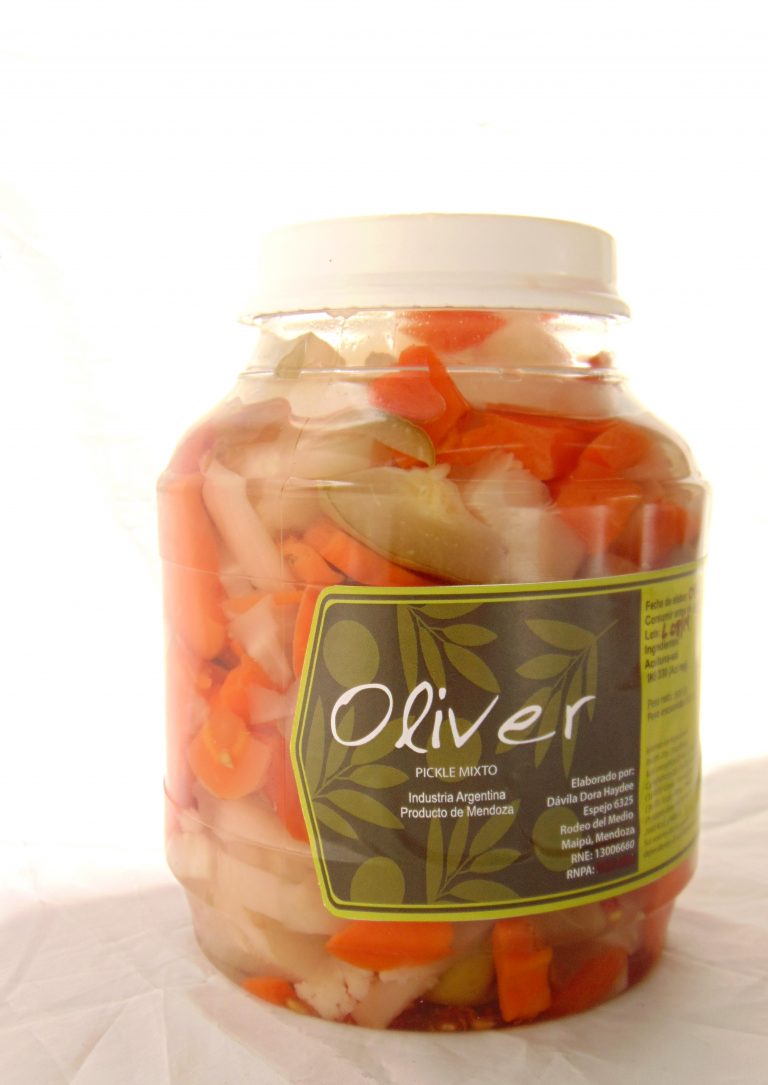 Pickles en Vinagre de Alcohol Catálogo