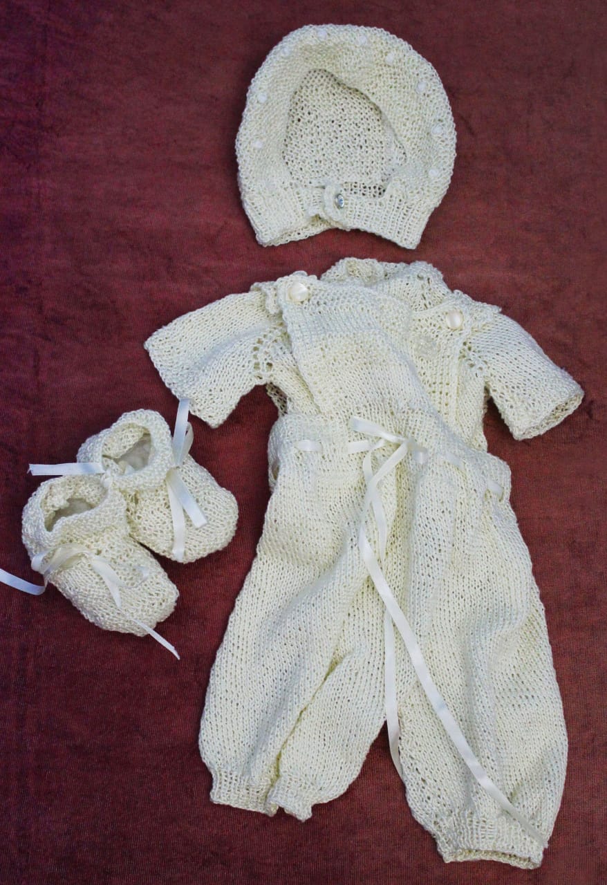 Escarpines Crochet Gris - Bebés Y Niños