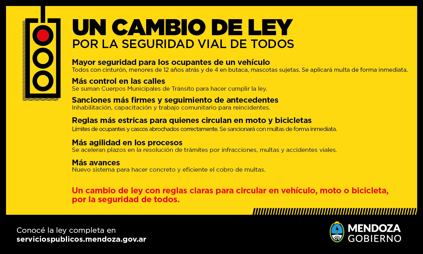 Ya rige la nueva Ley de Seguridad Vial en la provincia Prensa