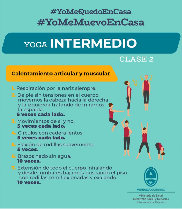 YoMeMuevoEnCasa: beneficios de la práctica de yoga integral : Prensa  Gobierno de Mendoza