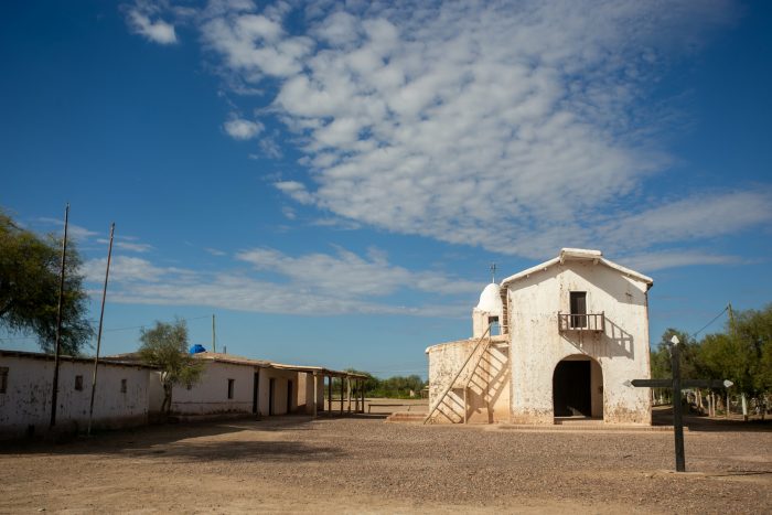 Importante trabajo patrimonial en la capilla de Lagunas del Rosario
