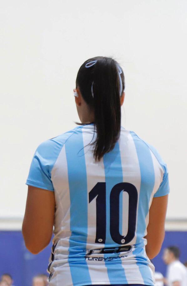 Giuliana Zafarana, al Seleccionado Argentino Junior de Handball 