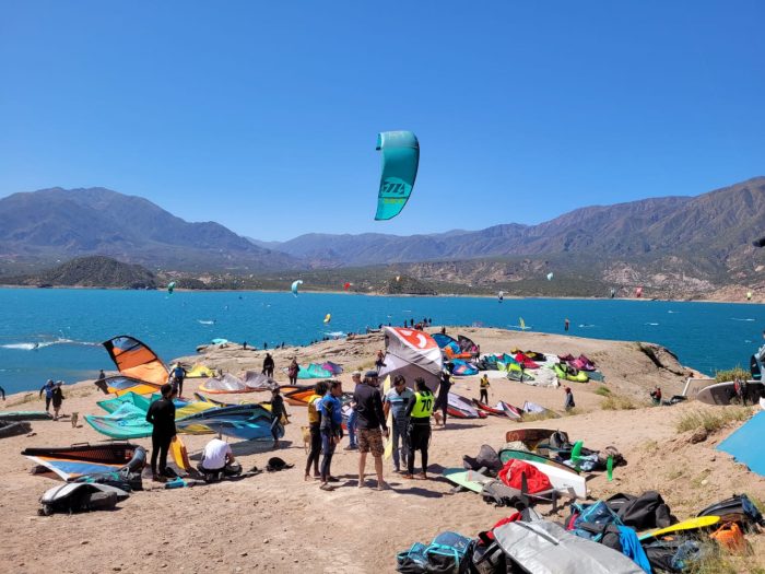 Mendoza fue sede del Campeonato Nacional de Kitesurf y Wing 