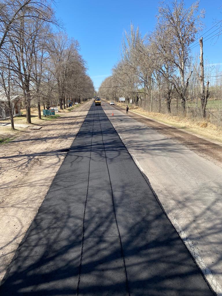 Repavimentan un sector de la Ruta Provincial 94 Prensa Gobierno de