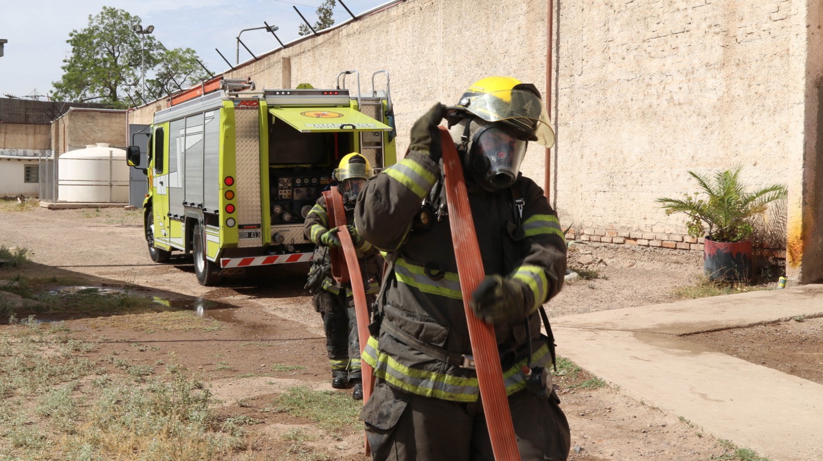 Se realizó un simulacro de sismo e incendio en la Dirección de ...