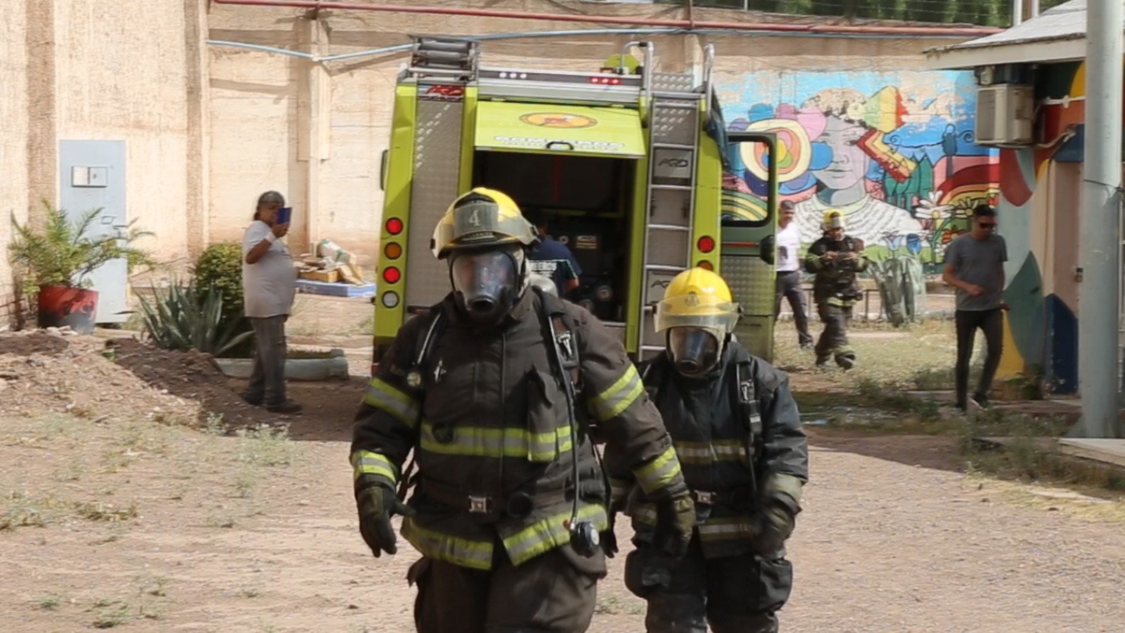 Se realizó un simulacro de sismo e incendio en la Dirección de ...