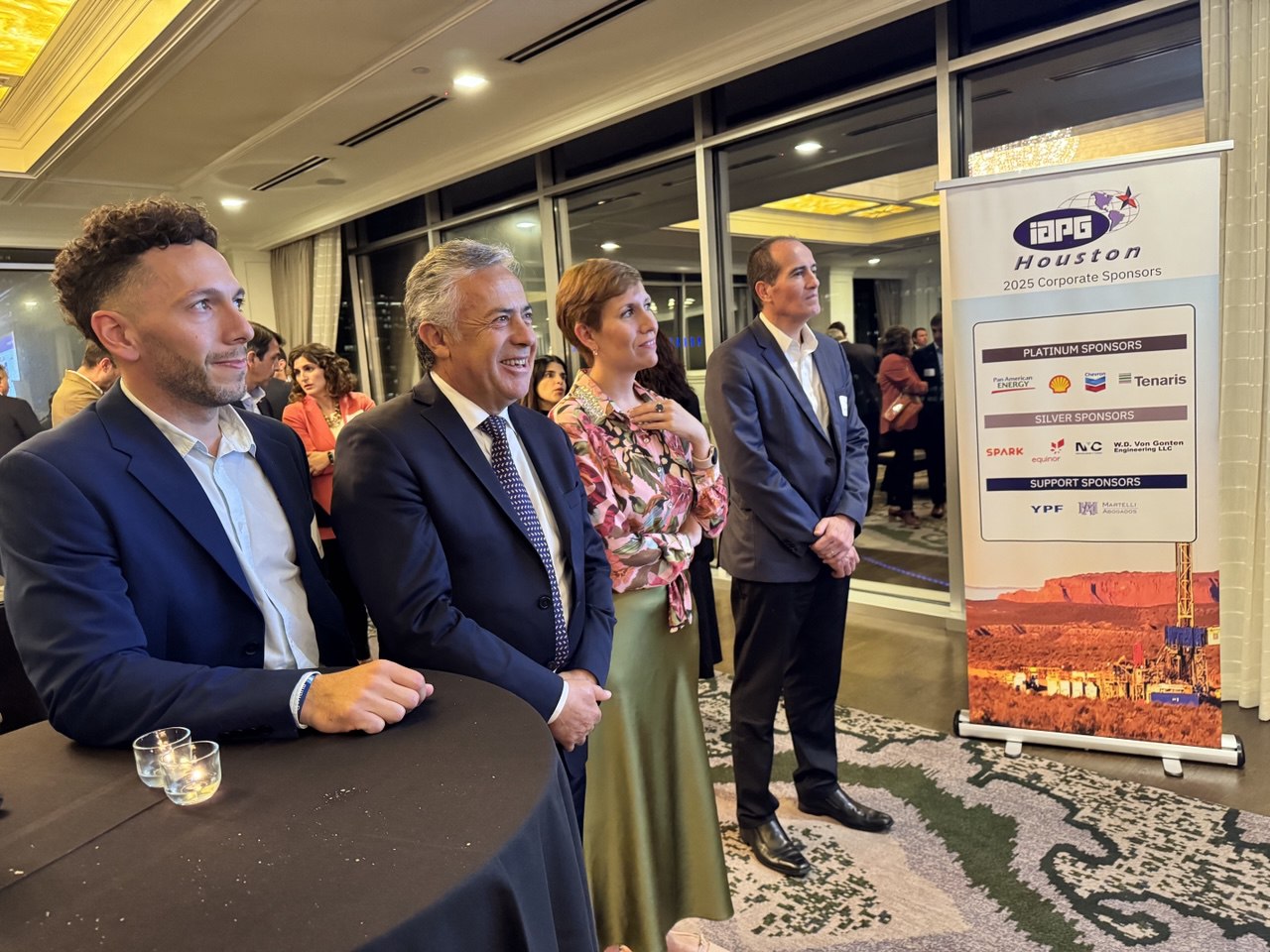 Cornejo presentó el potencial energético de Mendoza en la Offshore Technology Conference de Houston